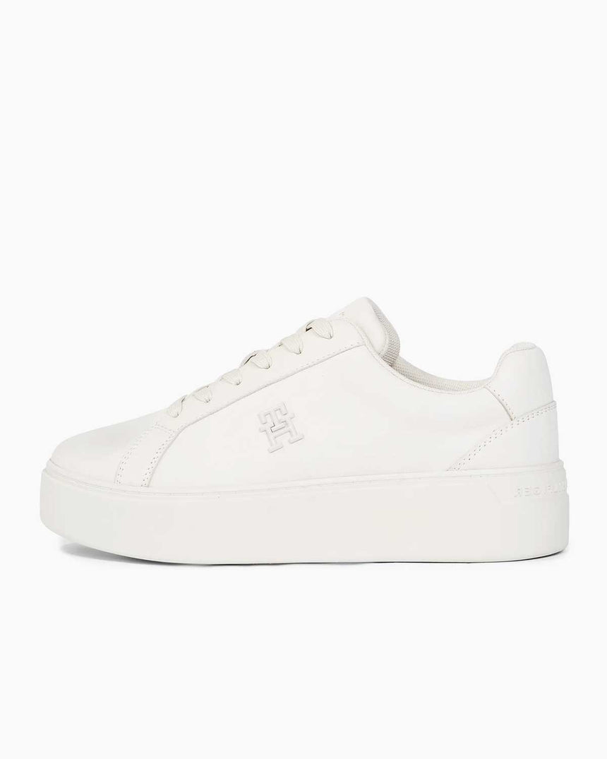 Tommy Hilfiger Platform Court Sneaker White