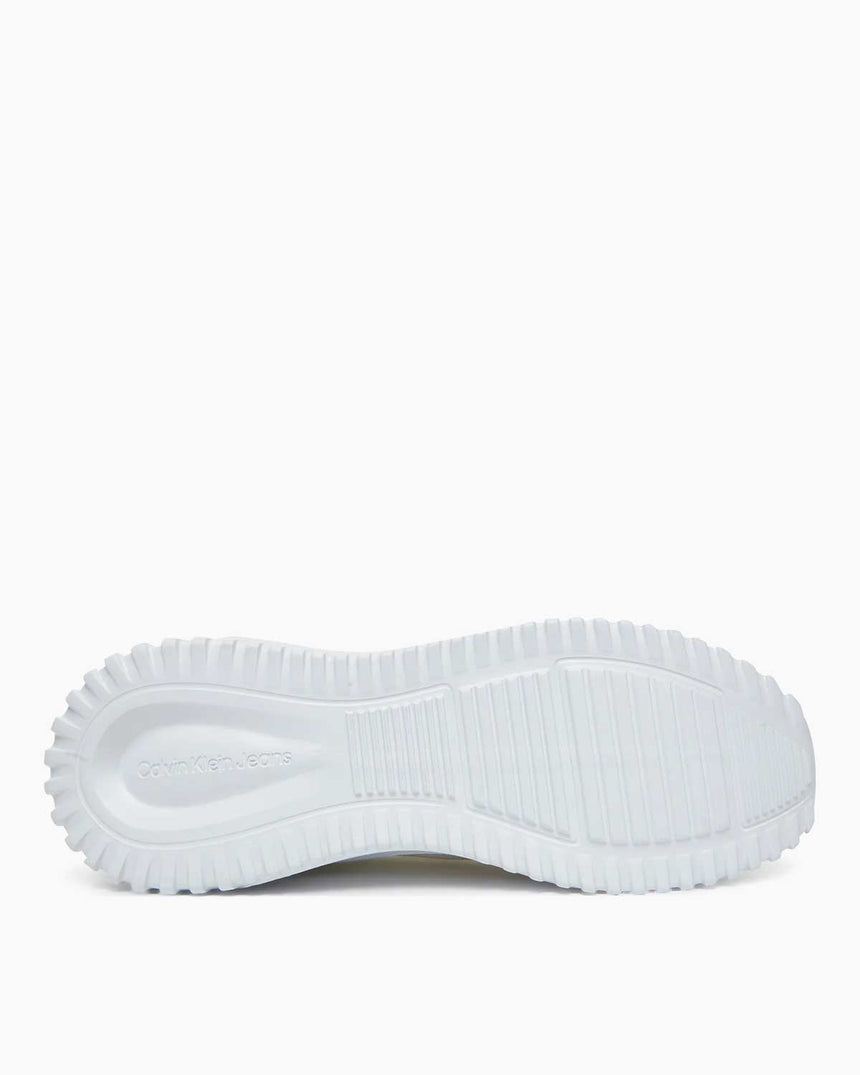 Calvin Klein Lausanne EVA Örgü Detaylı Kadın Koşucu Sneaker Bright White/Pink/Turtledove