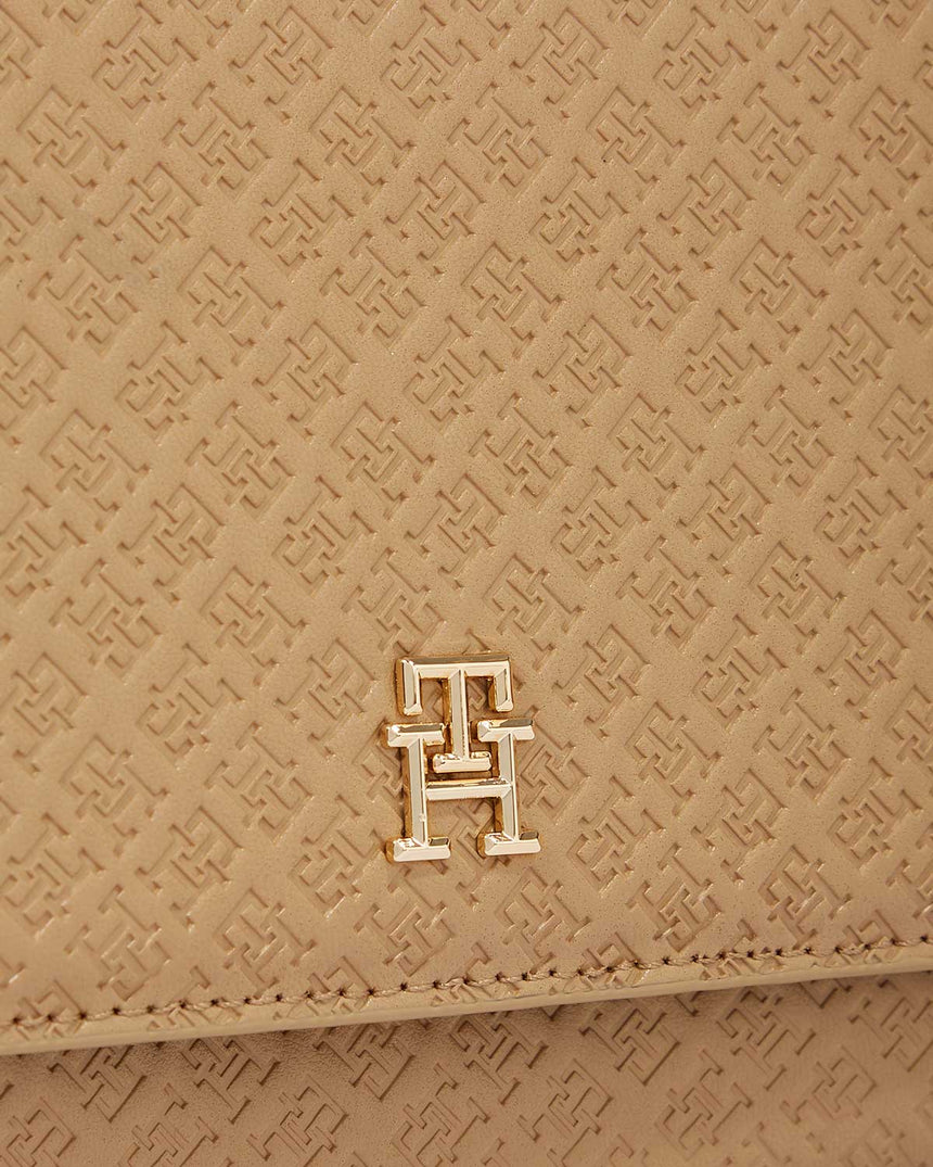 Tommy Hilfiger Eternity Shoulder Omuz Çantası Safari Canvas