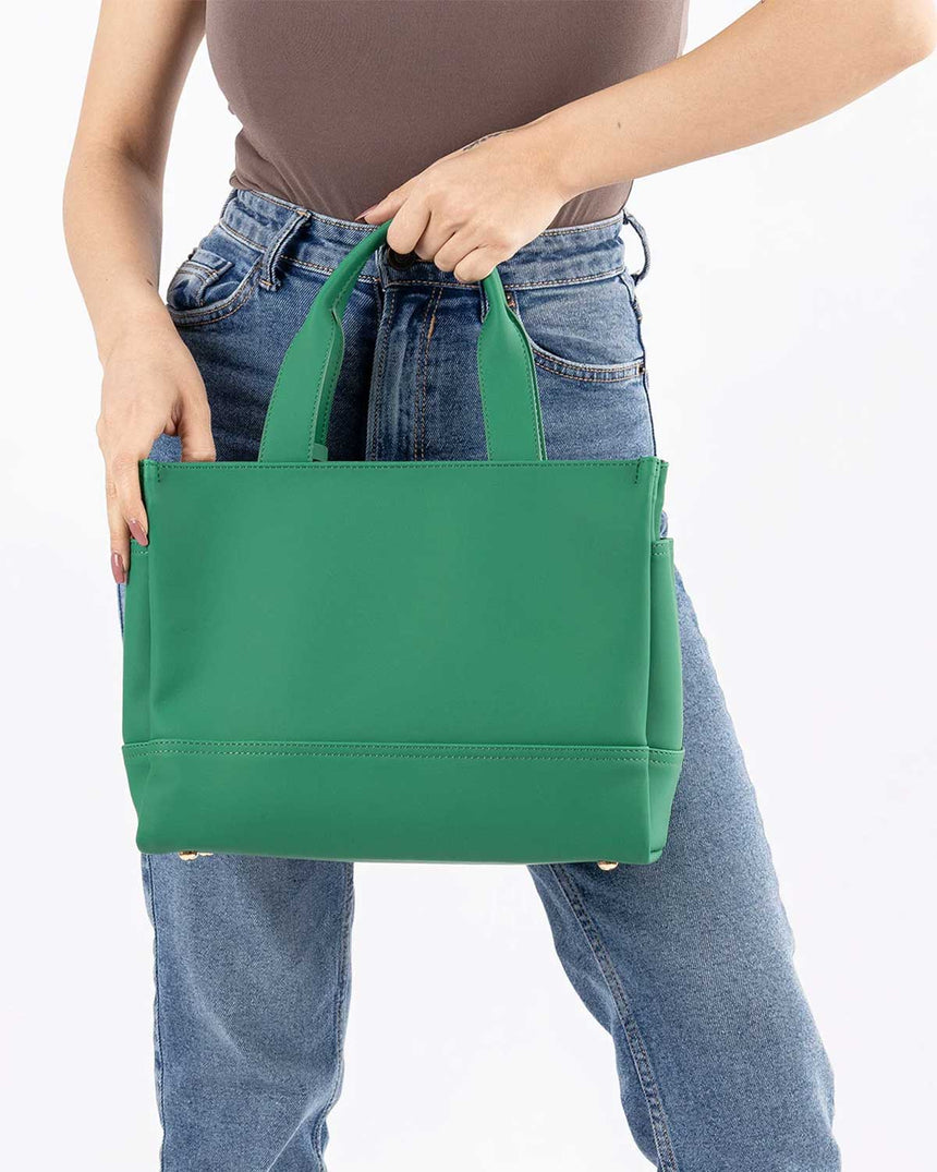 Us Polo Assn Logo Detaylı El Çantası Yeşil