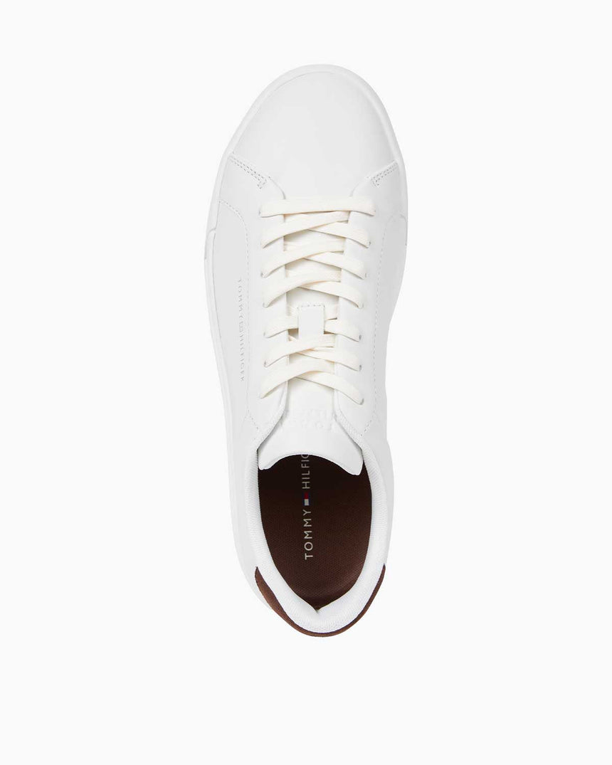 Tommy Hilfiger Court Better Low Top Sneaker Ecru