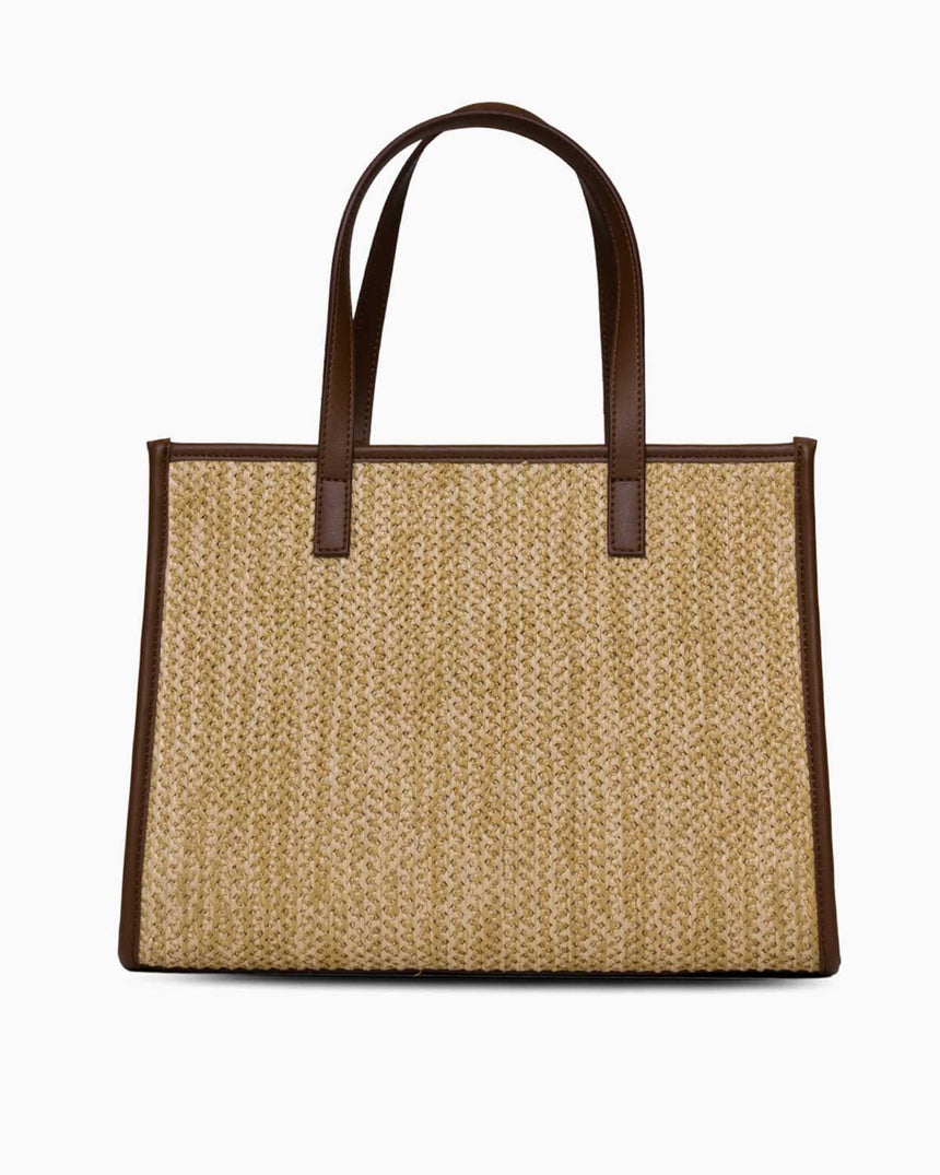 Nautica Aksesuar Detaylı Kadın Omuz Çantası Bej - Açık Kahve