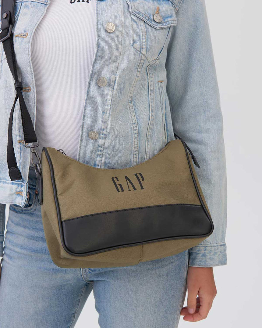 Gap Kadın Omuz Çantası Haki - Siyah