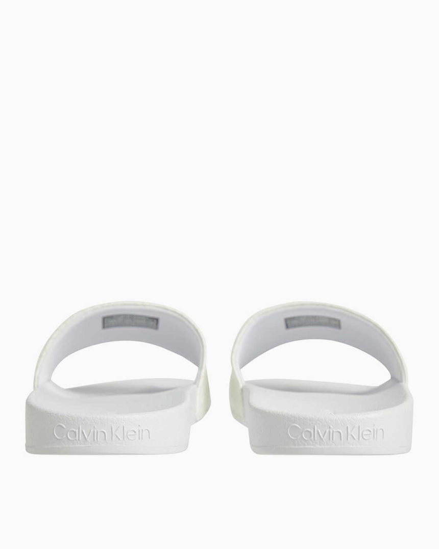 Calvin Klein Pool Slide Epi Mono Kadın Terlik White