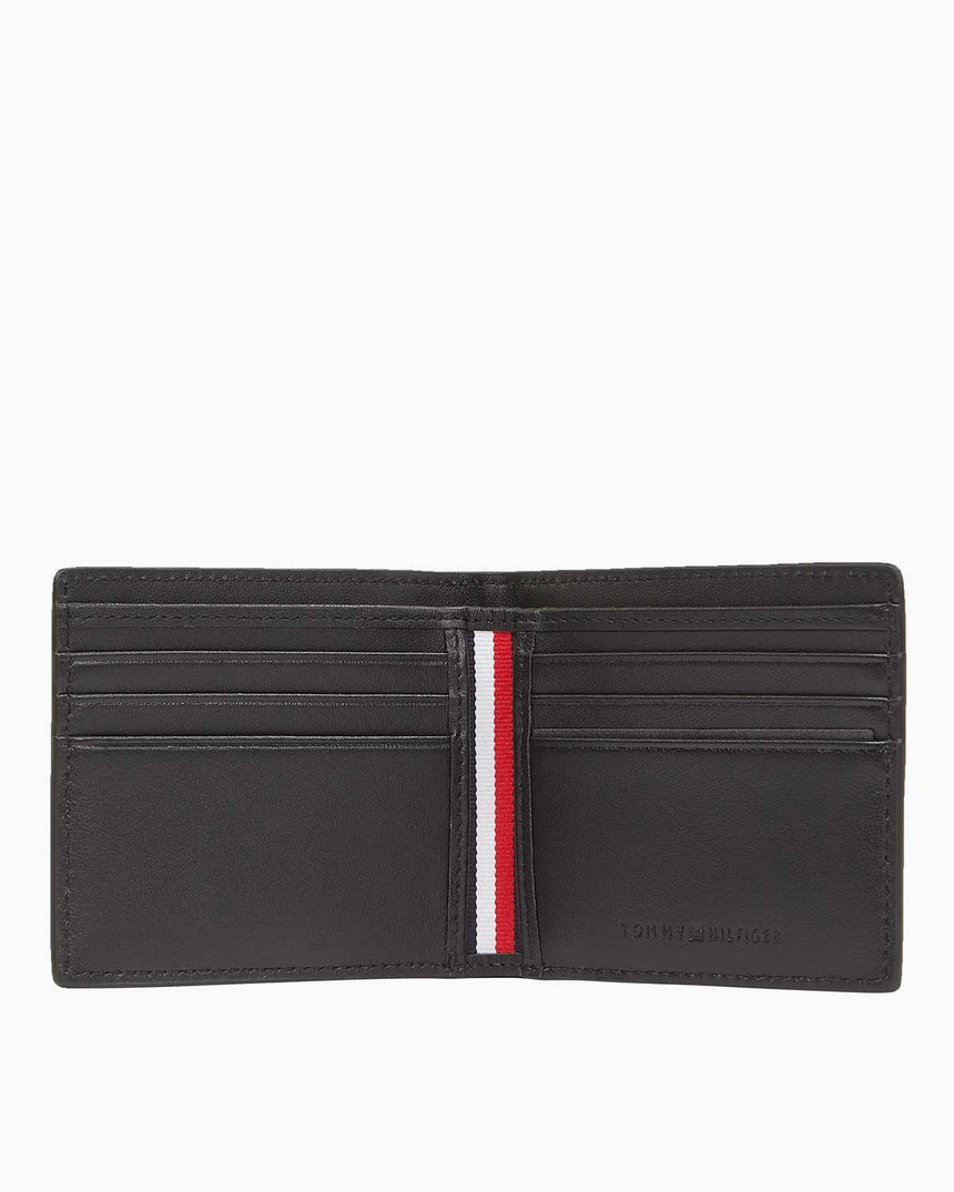 Tommy Hilfiger Corp Plaque Bifold Wallet Cüzdan Black