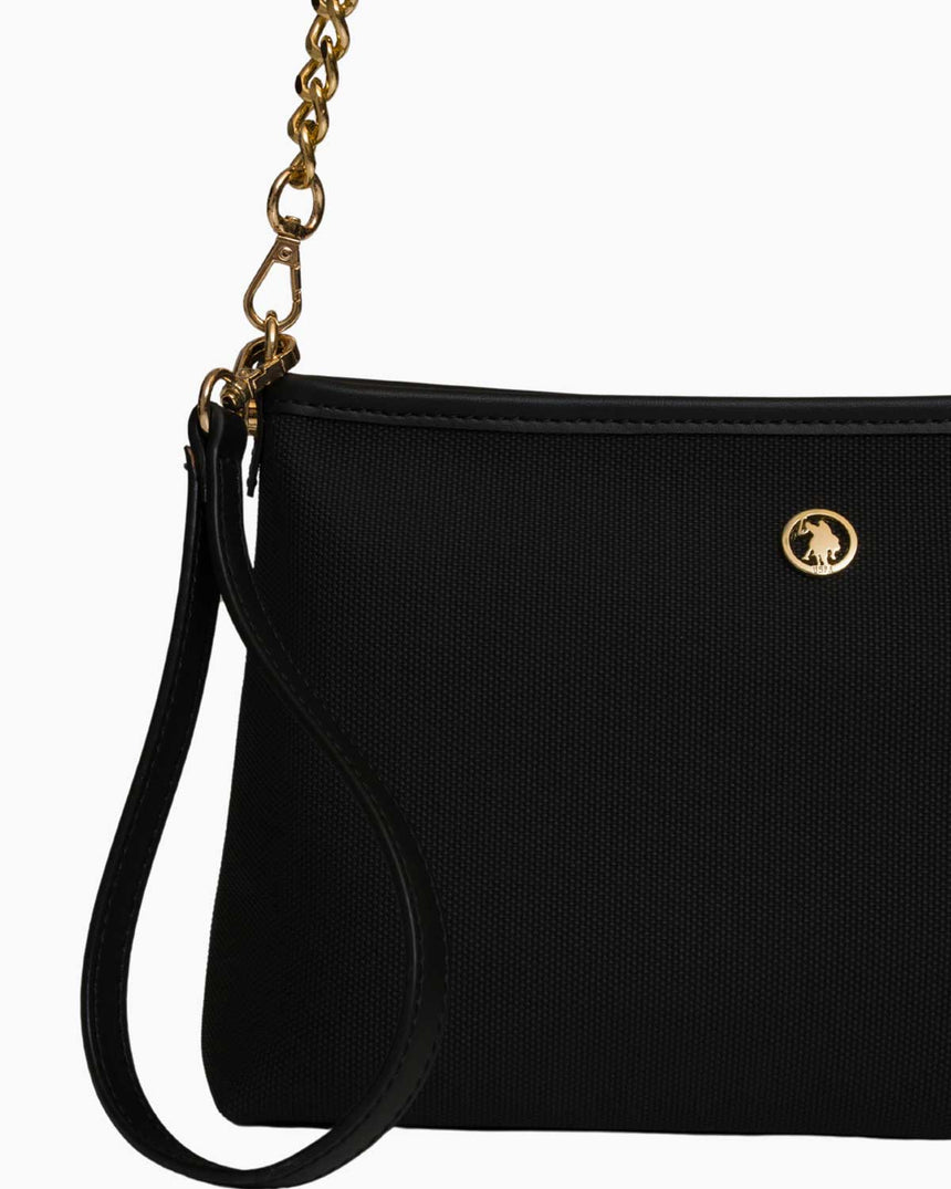 U.S. Polo Assn. Zincir Detaylı Kadın Omuz Çantası Siyah