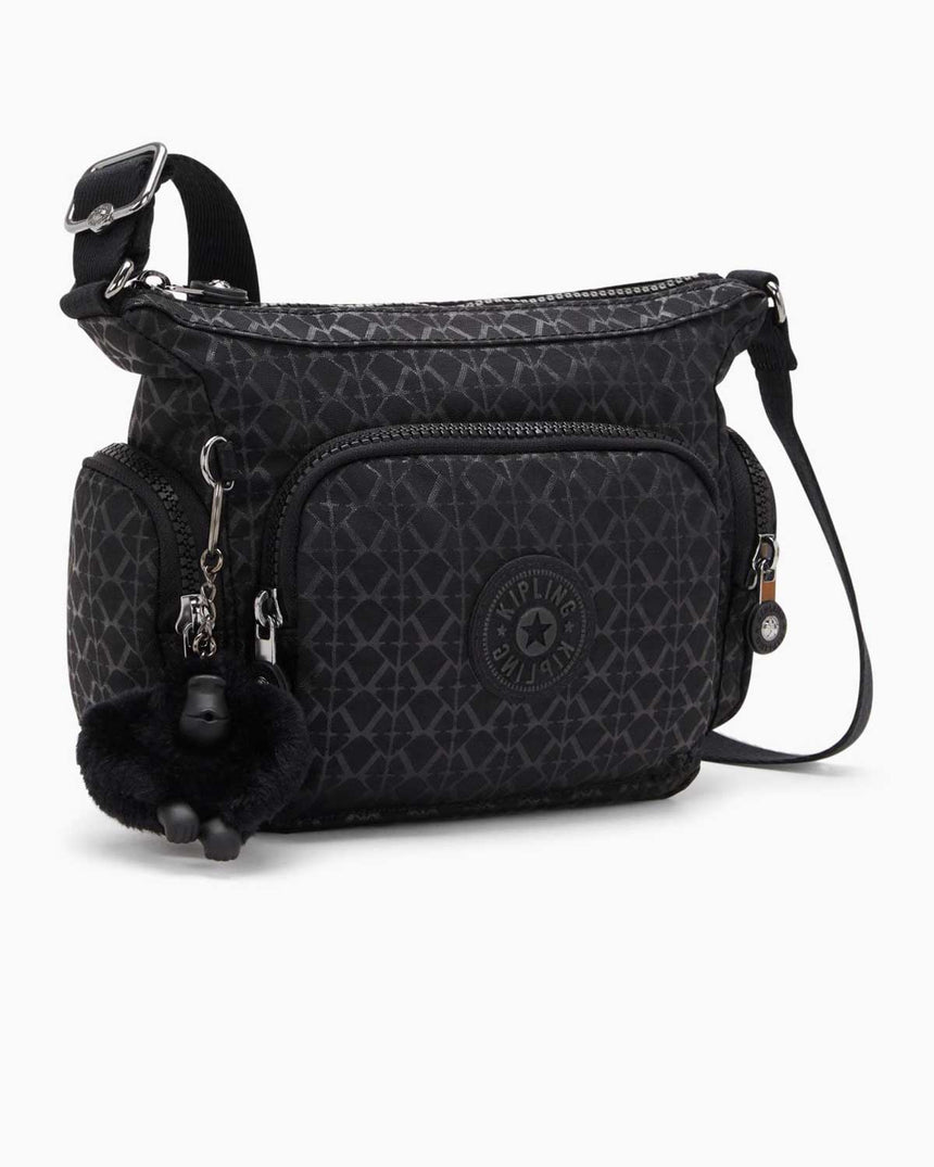 Kipling Gabbie Mini Basic Plus Çapraz Askılı Çanta Signature Emb