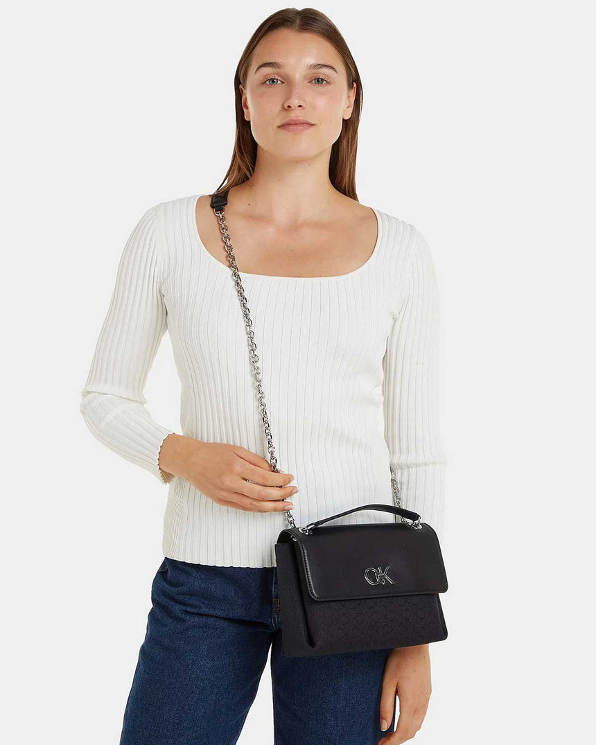 Calvin Klein Other Handbags Zincirli Çapraz Askılı Çanta Black