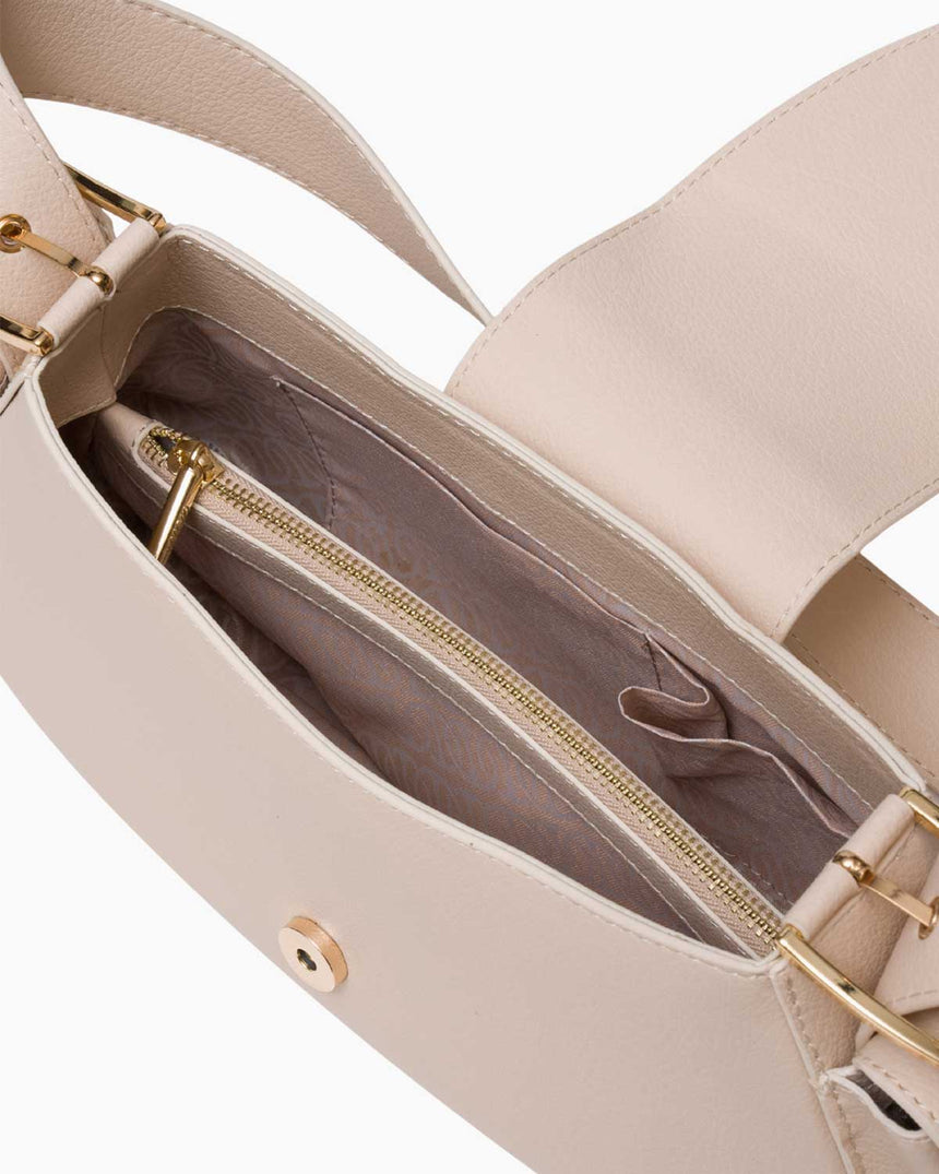 Us Polo Assn Mıknatıs Kapaklı El Çantası Bej