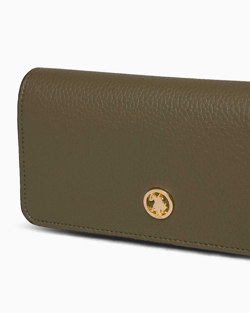 Us Polo Assn Logolu Cüzdan Haki