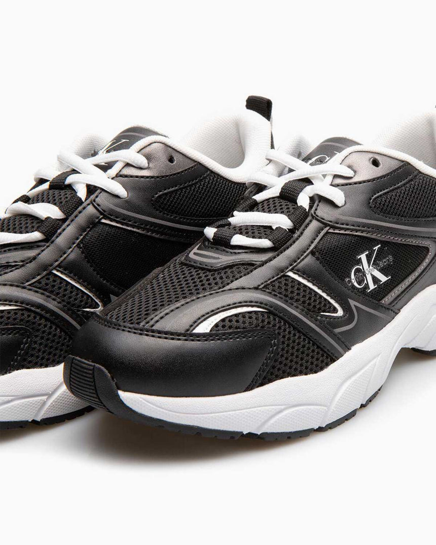 Calvin Klein Jeans Retro Tennis Logolu Sneaker Black/Bright White