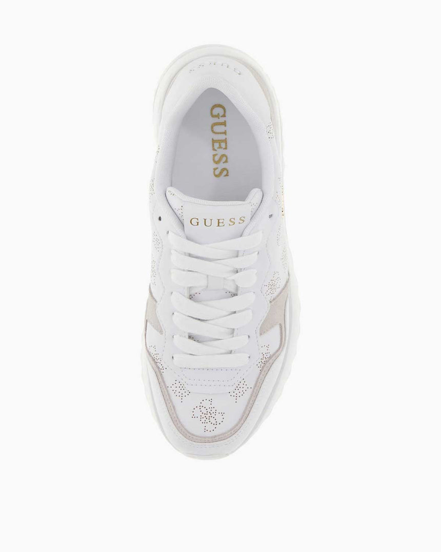 Guess Vinsa3 Logo Detaylı Sneaker White