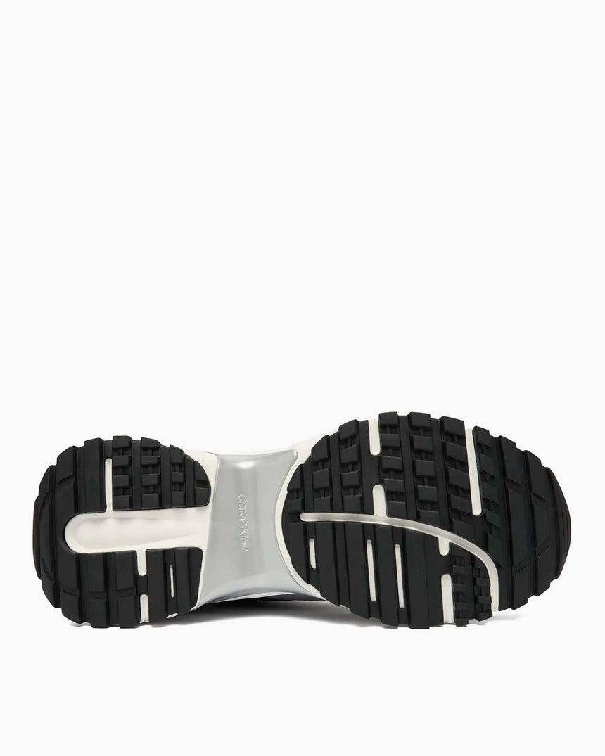 Calvin Klein Trailblazer Hike Runner Mesh Erkek Sneaker Black/Silver