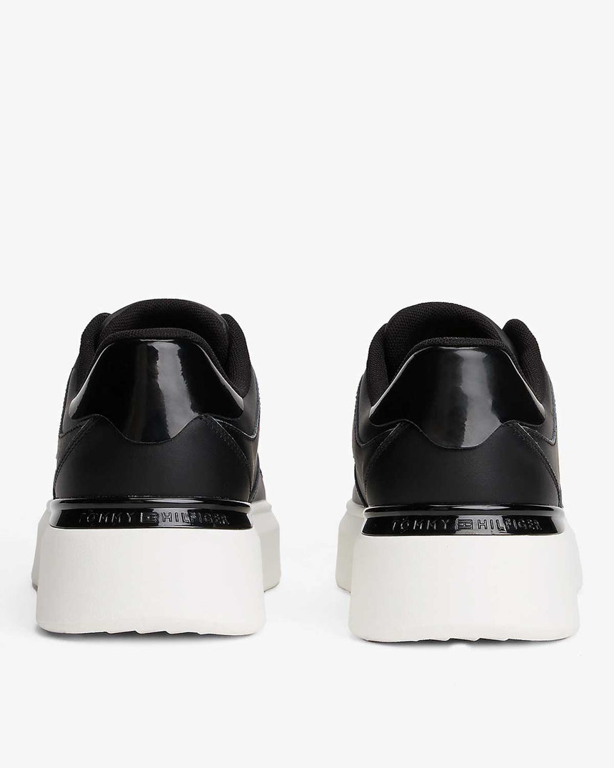 Tommy Hilfiger Estefania Patent Platform Kadın Sneaker Black
