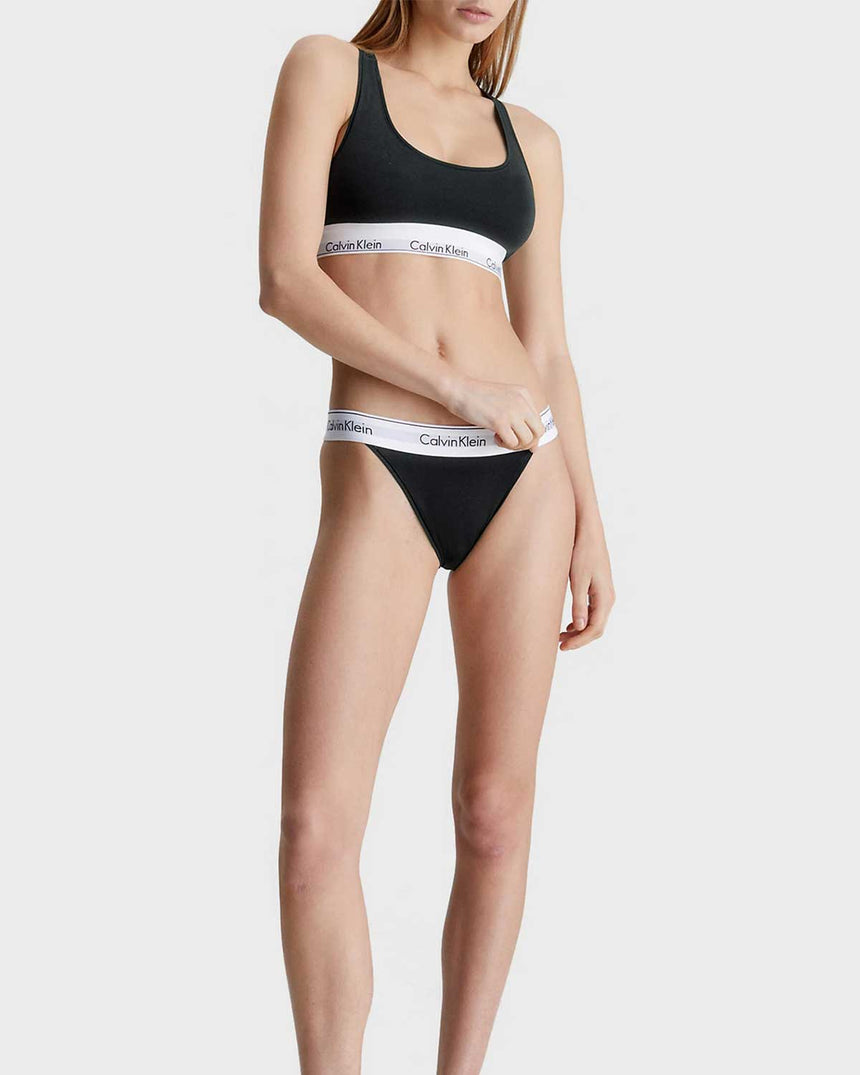 Calvin Klein Triangle Bras Kadın Bralet Black