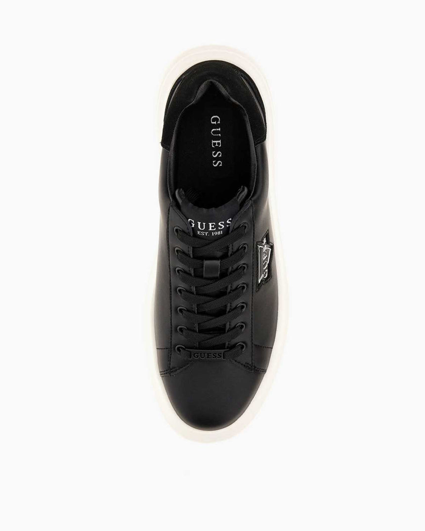 Guess Elban Erkek Deri Karışımlı Sneaker Black
