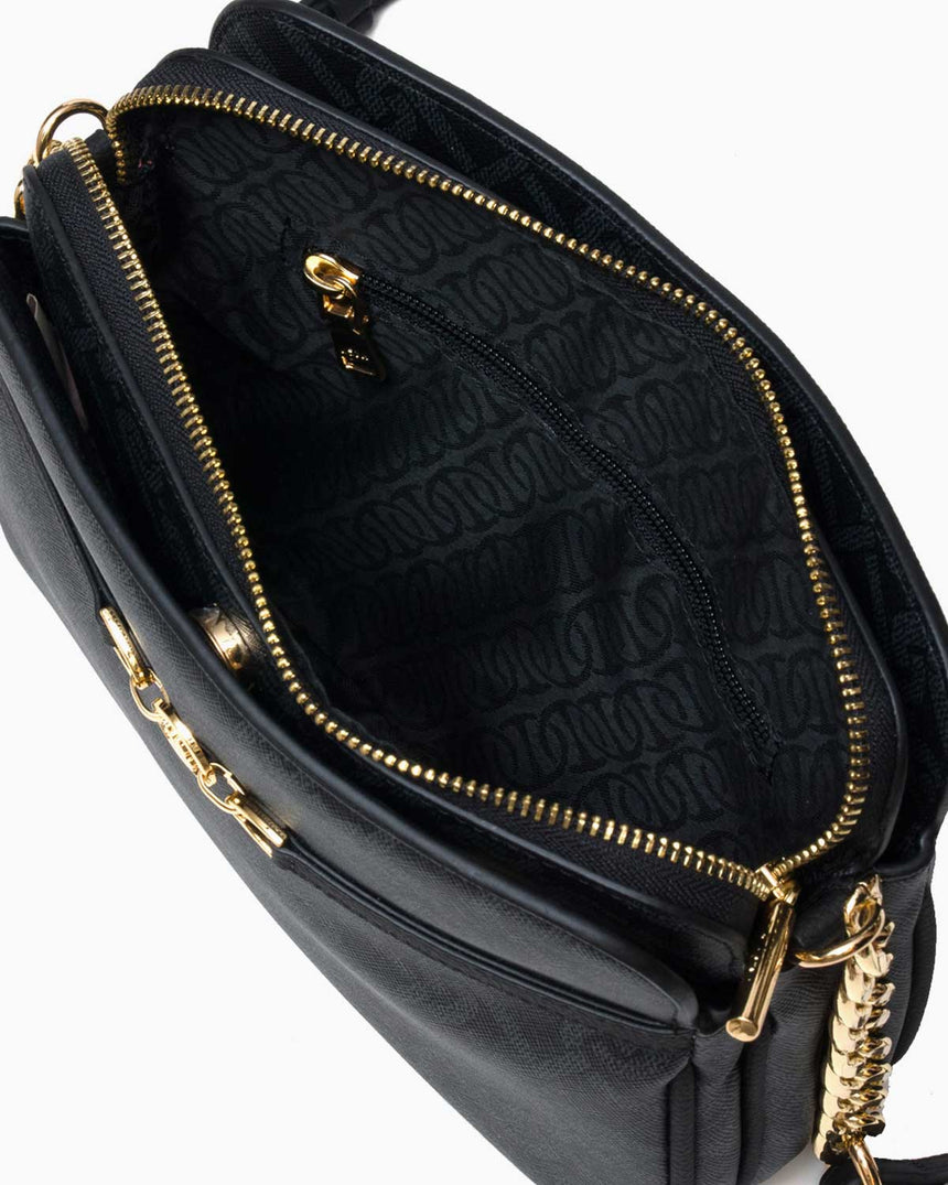 Us Polo Assn Logolu Omuz Çantası Siyah