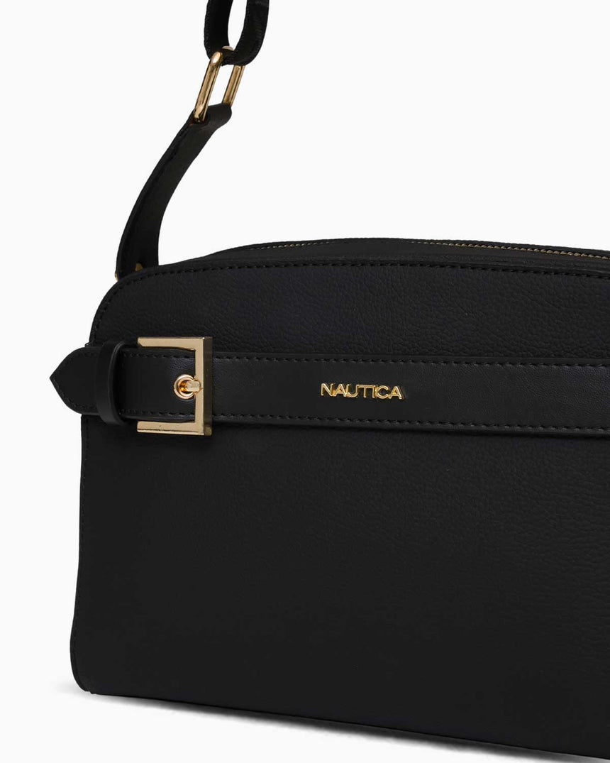 Nautica Ladies Logolu Omuz Çantası Siyah