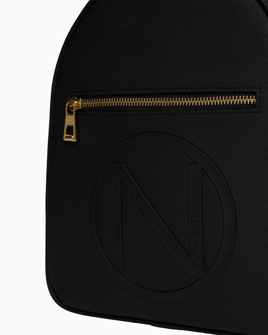 Nautica Logo Yazılı Sırt Çantası Siyah
