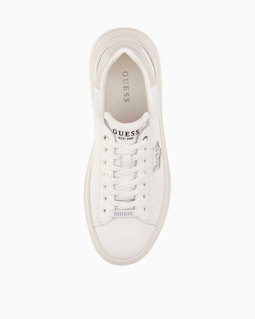 Guess Elban Erkek Deri Karışımlı Sneaker White