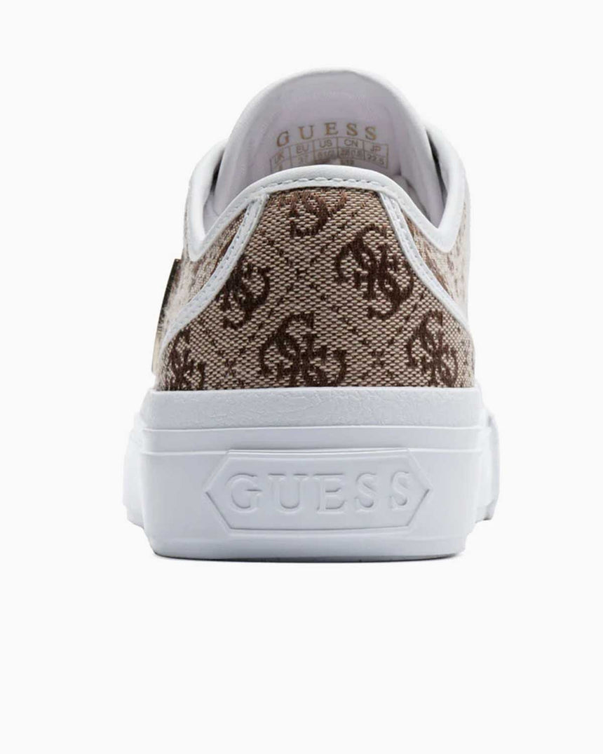 Guess Jelexa Monogram Sneaker Beige / Brown