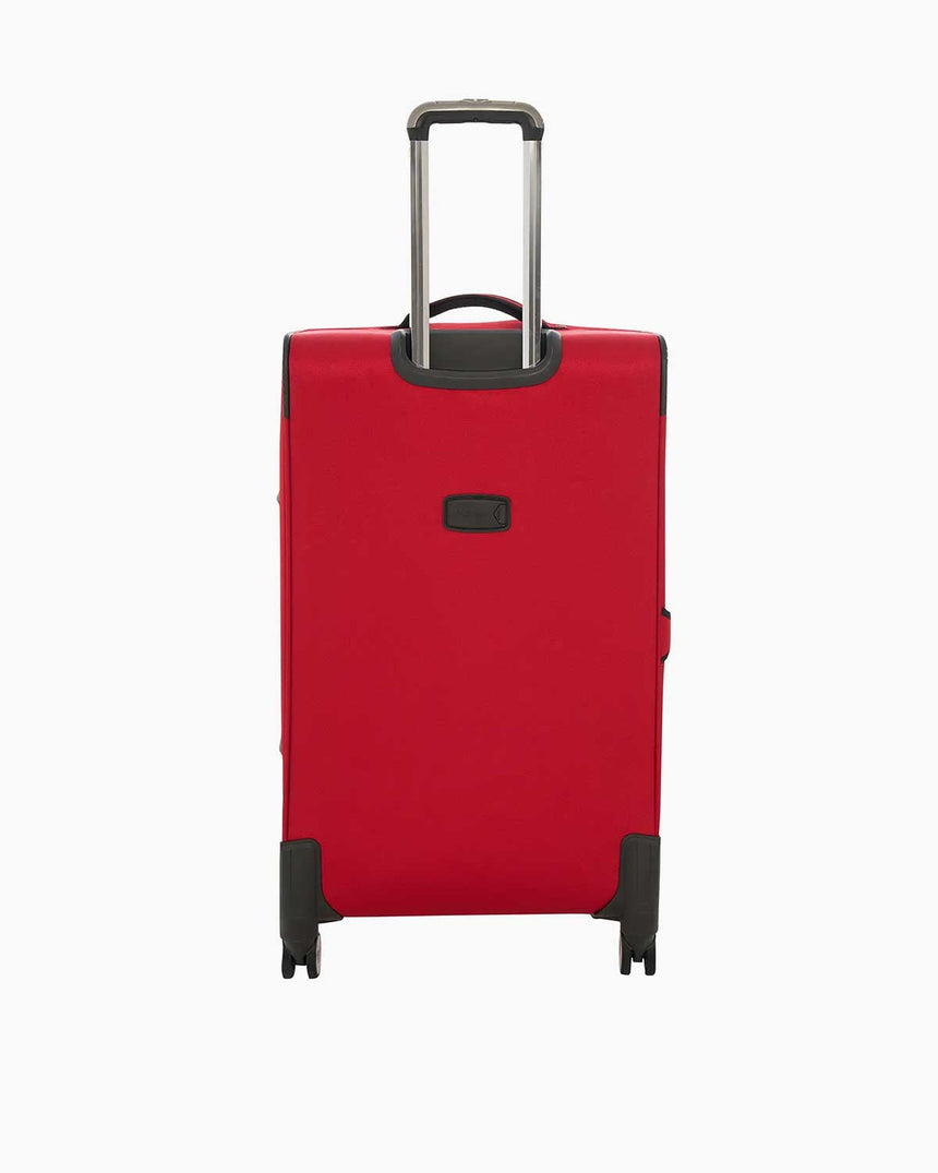 Us Polo Assn Büyük Boy Kumaş Valiz Kırmızı