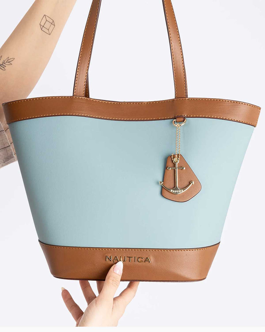 Nautica Aksesuar Detaylı Omuz Çantası Civit