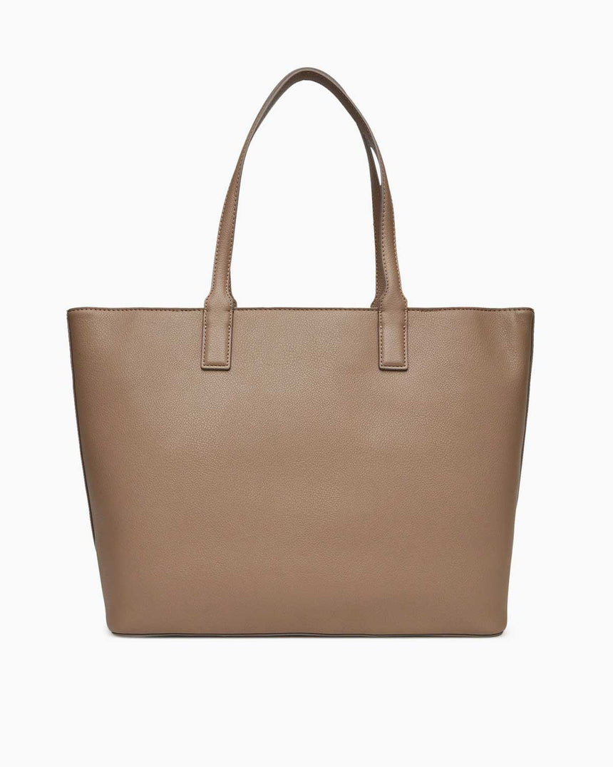 Tommy Hilfiger Logo Bantlı Kadın Tote Çanta Coastal Taupe
