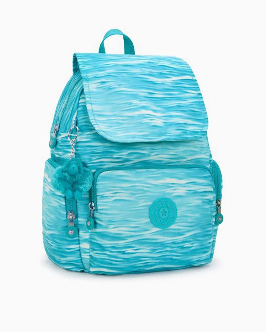 Kipling City Pack Zip Basic Sırt Çantası Aqua Pool