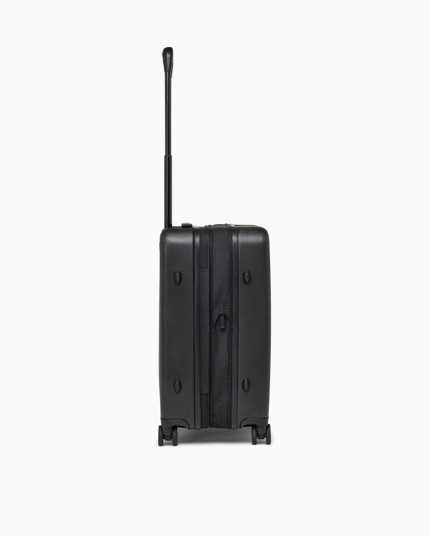 Herschel Heritage Large Sert Kabuklu Genişletilebilir Kabin Boy Valiz Black