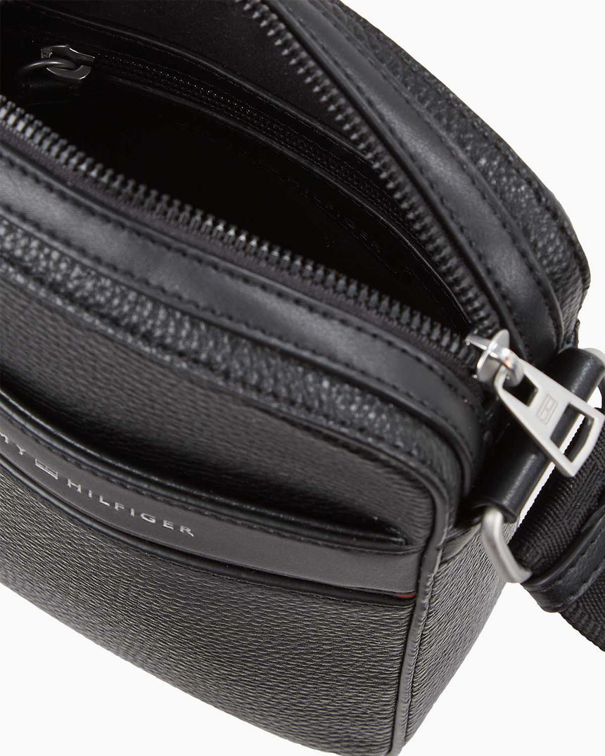 Tommy Hilfiger Corp Business Mini Reporter Çapraz Askılı Çanta Black
