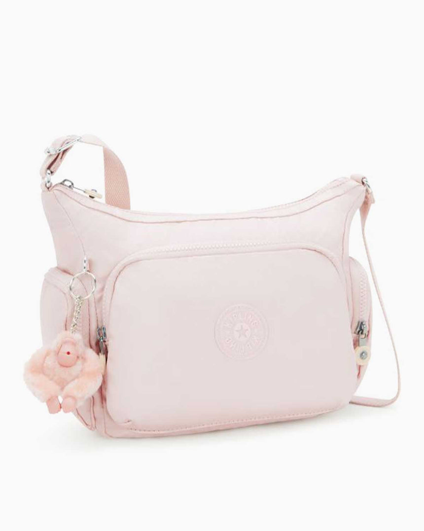 Kipling Gabbie S Basic Plus Omuz Çantası Pink Shine