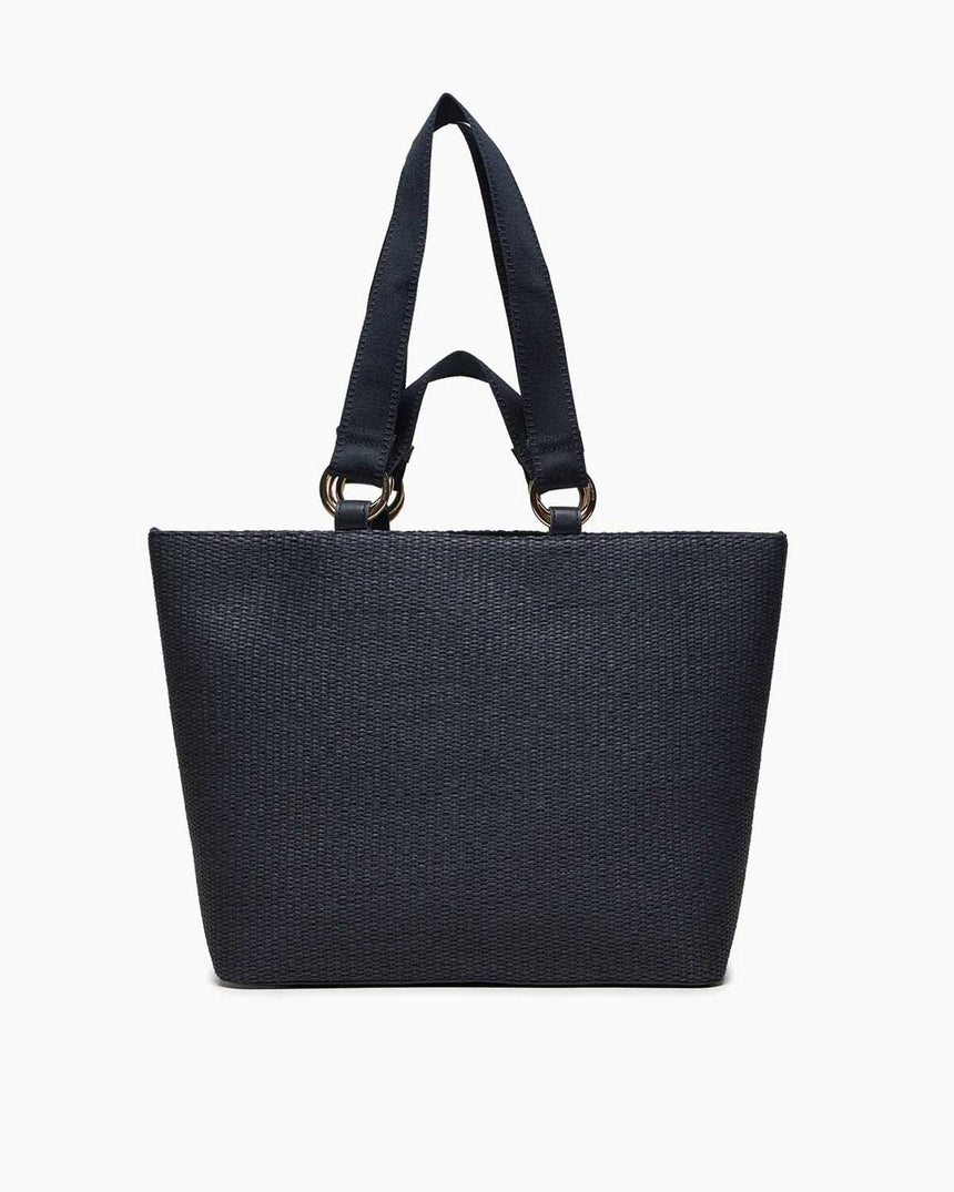 Tommy Hilfiger Kadın City Mono Tote Omuz Çantası Space Blue