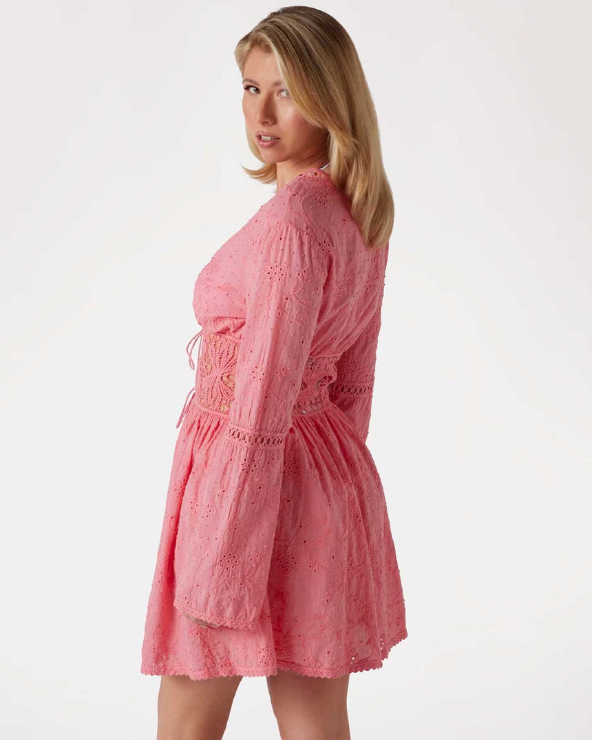 Guess Logolu Kimono Paisley Emb.Coral