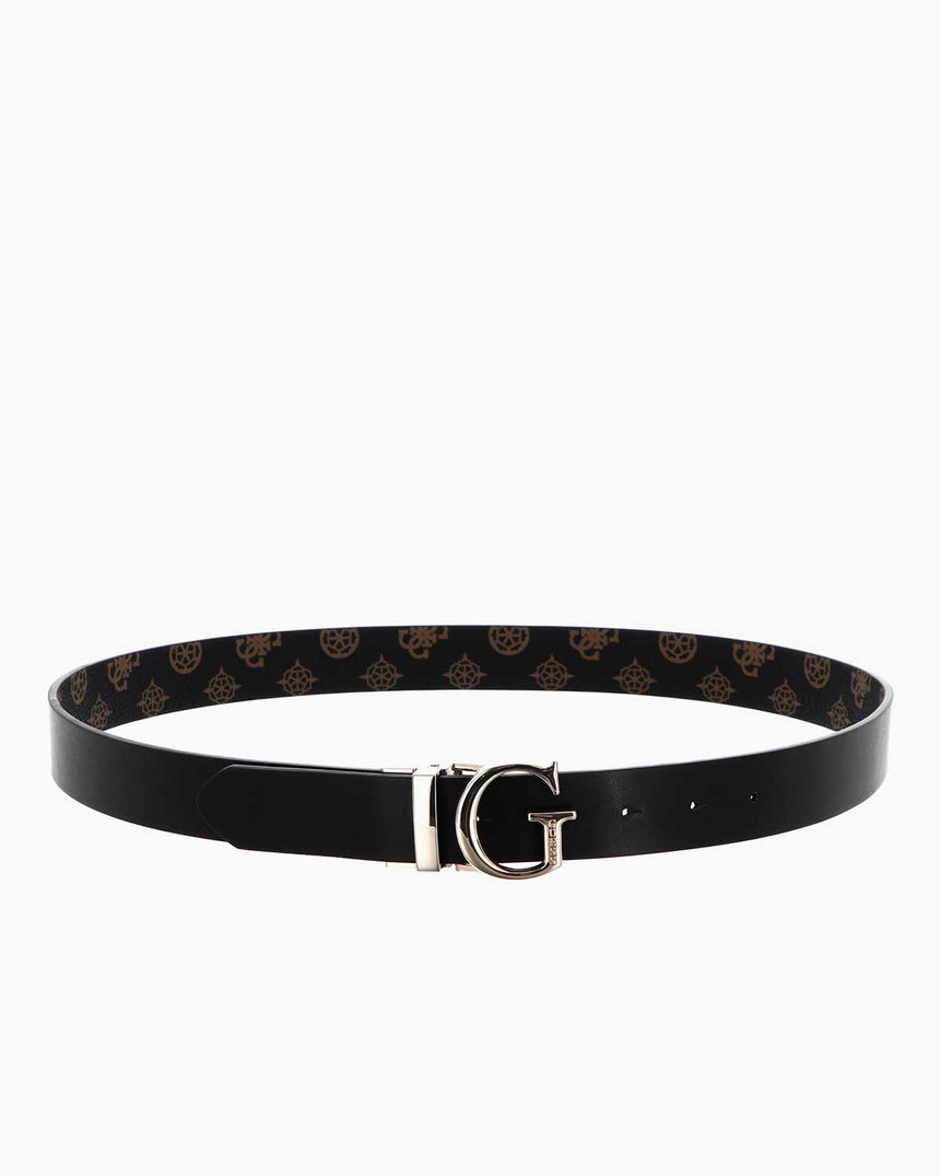 Guess Masie Belts Monogram Kemer Mocha Logo