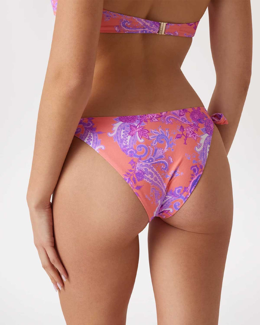 Guess Fiyonklu Bikini Altı Ethnic Paisley Peach