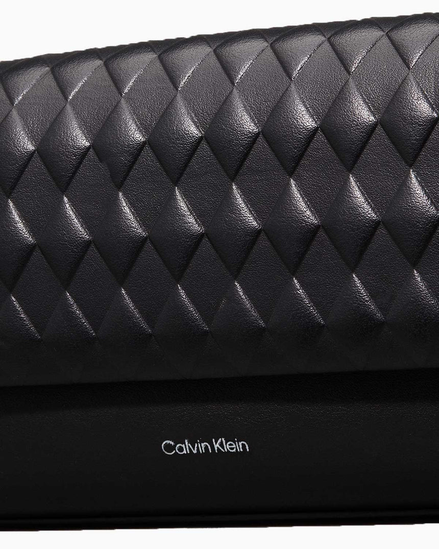 Calvin Klein Quilt Chain Mini Çapraz Askılı Çanta CK Black