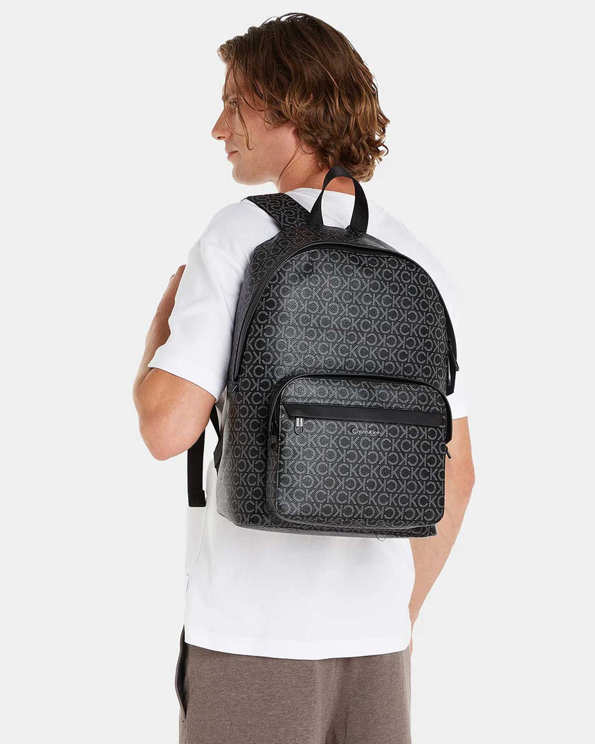 Calvin Klein Must Campus Bp Mono Sırt Çantası Black Mono