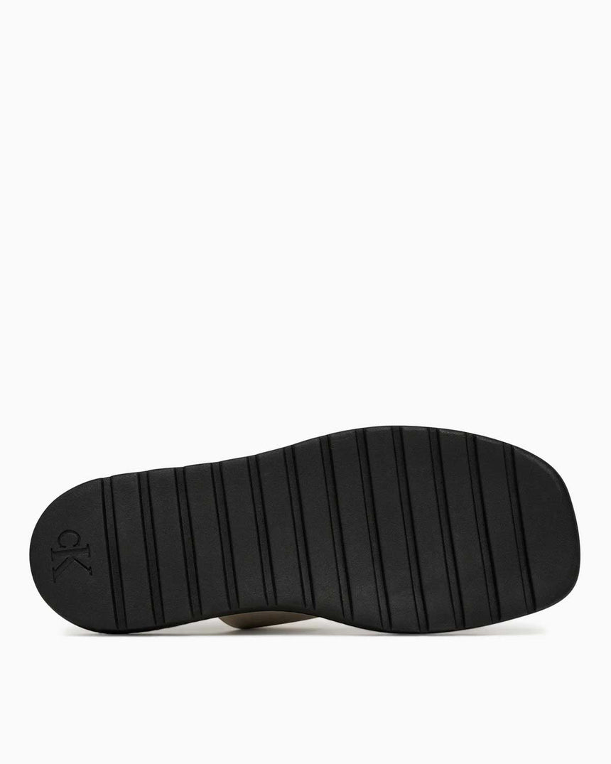 Calvin Klein Zadar Halat Detaylı Yumuşak Kadın Sandalet Eggshell/Black