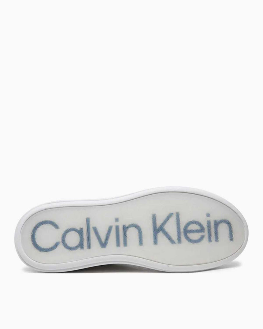 Calvin Klein Low Top Lace Up HF Erkek Sneaker Triples White