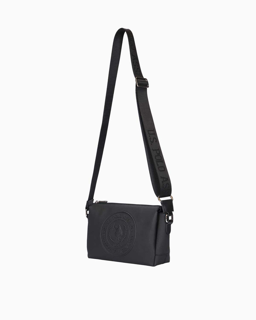 Us Polo Assn Logolu Çapraz Askılı Çanta Siyah