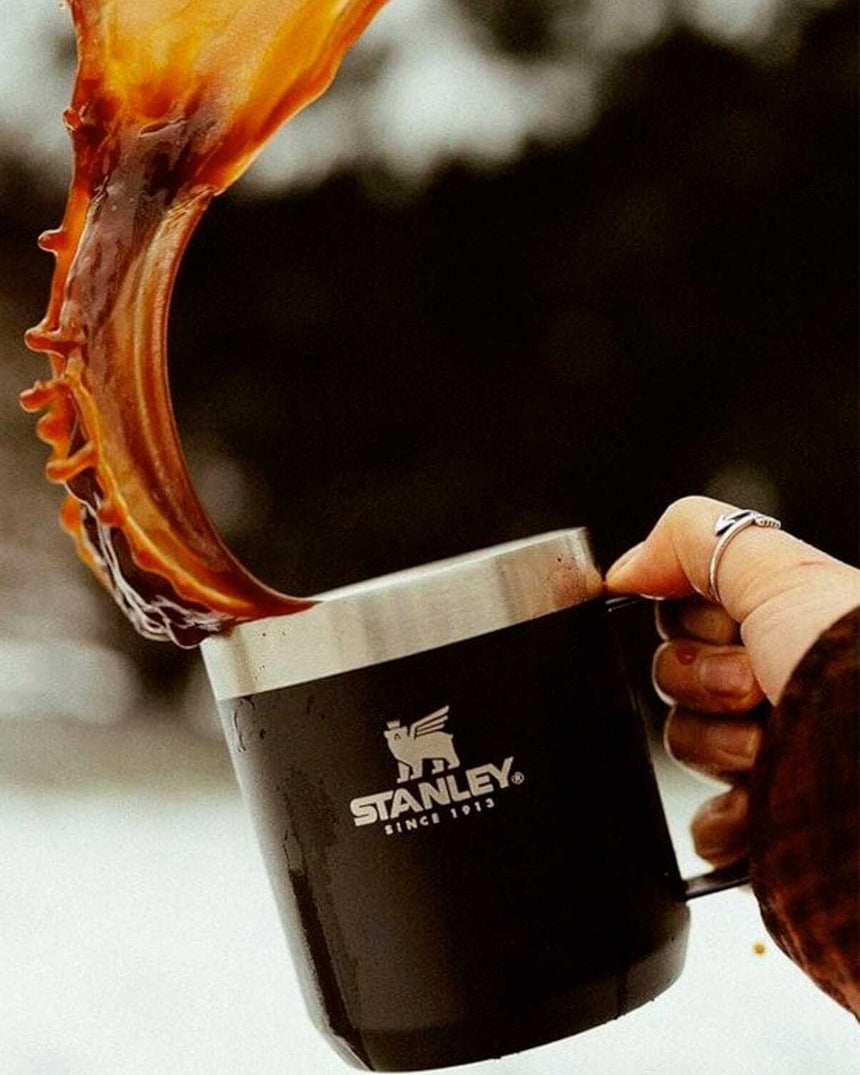 Stanley Efsane Klasik Seri-0.35 Litre Kamp Bardağı Termos Bardak Matte Black