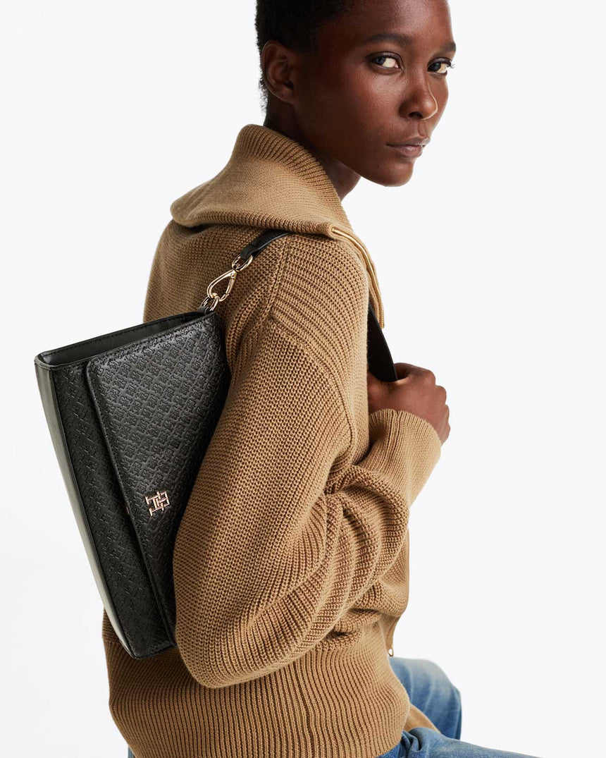 Tommy Hilfiger Eternity Shoulder Omuz Çantası Black