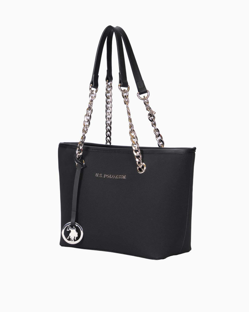Us Polo Assn Zincir Detaylı Omuz Çantası Siyah