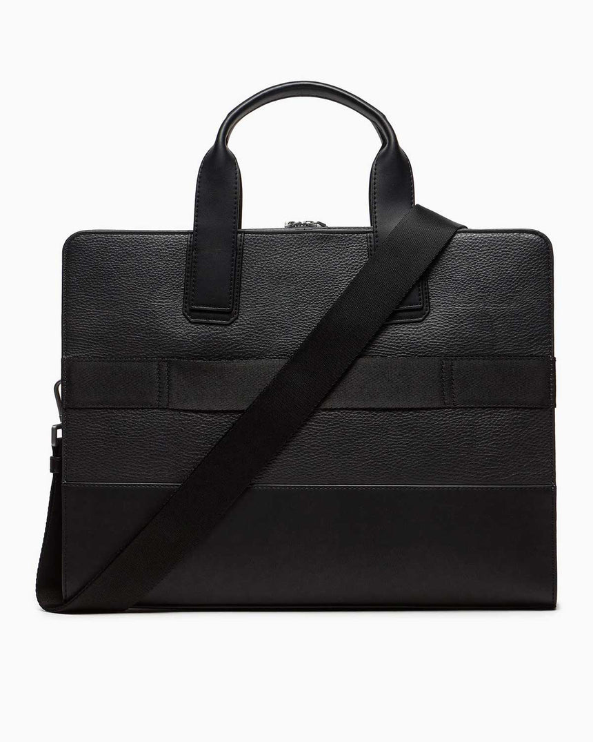 Tommy Hilfiger Central Slim Computer Bag Dark Grey
