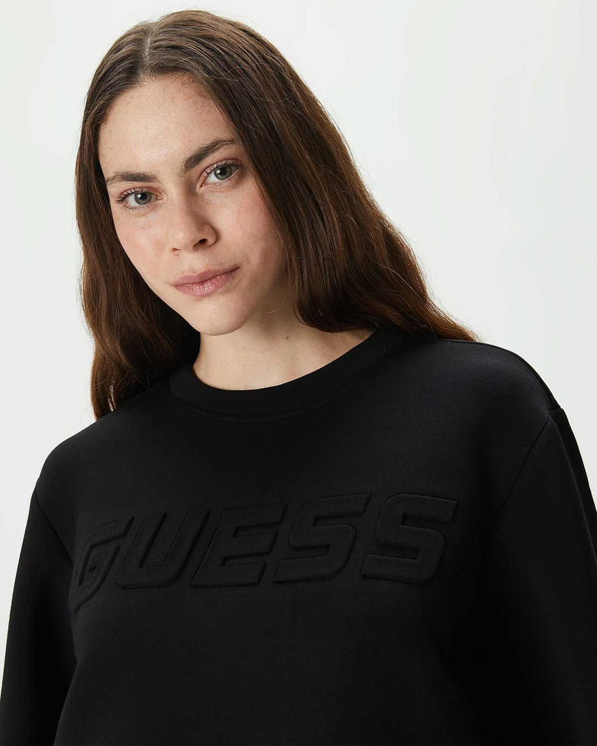 Guess Cindra Kabartma Logolu Sweatshirt