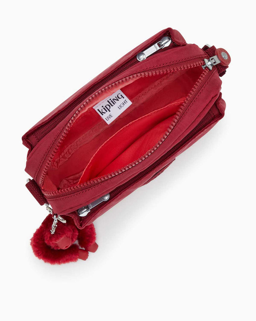 Kipling Abanu Çapraz Askılı Kadın Çantası Funky Red
