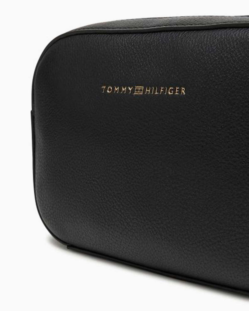 Tommy Hilfiger Logo Bantlo Kadın Kamera Çantası Black