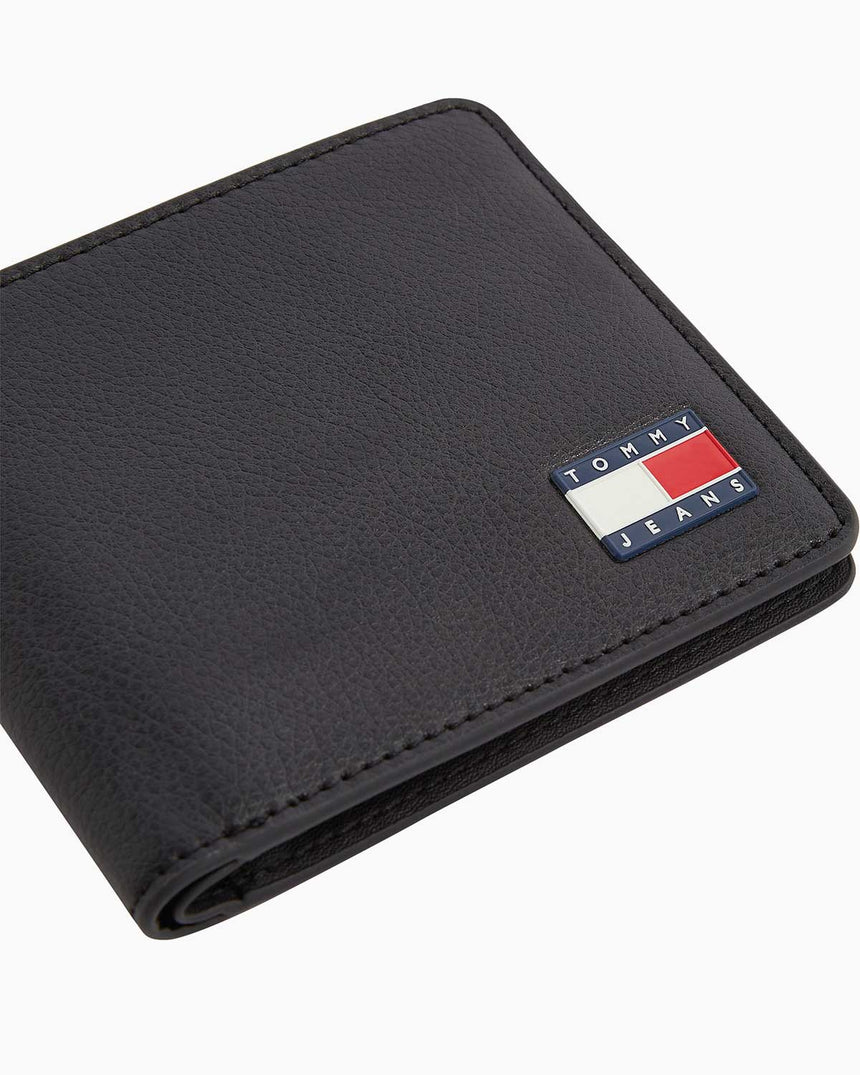 Tommy Hilfiger Heritage Leather Cc Wallet Cüzdan Black