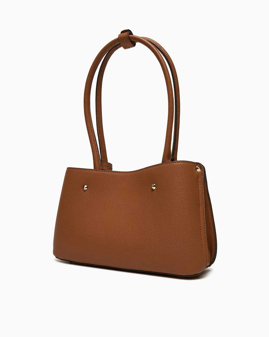 Guess Emiliya Girlfriend Aksesuarlı Omuz Çantası Cognac